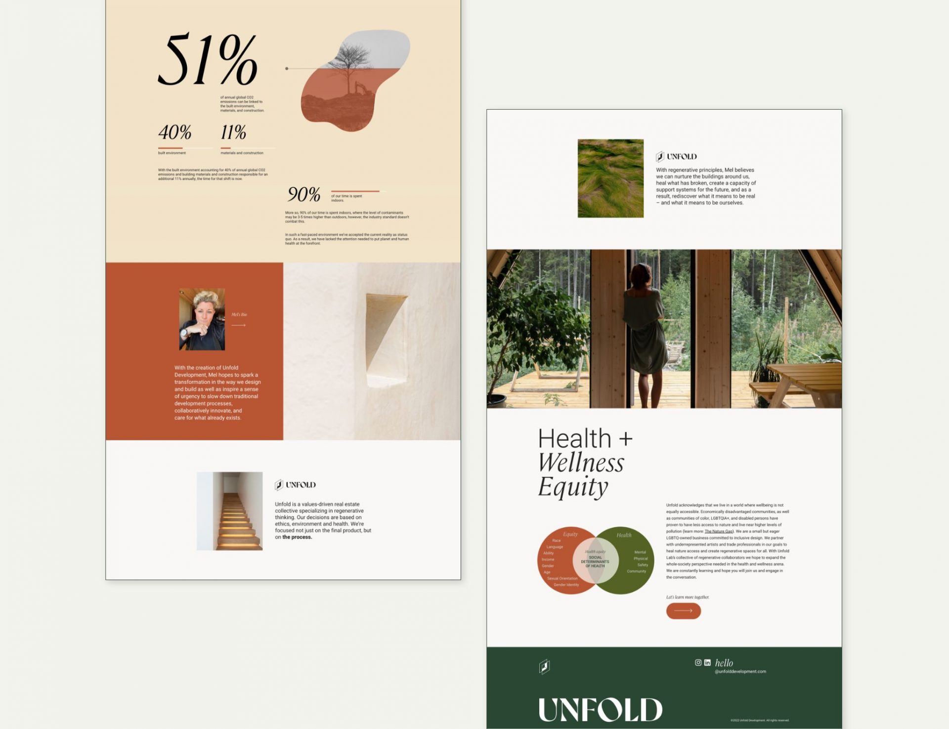 Unfold web design