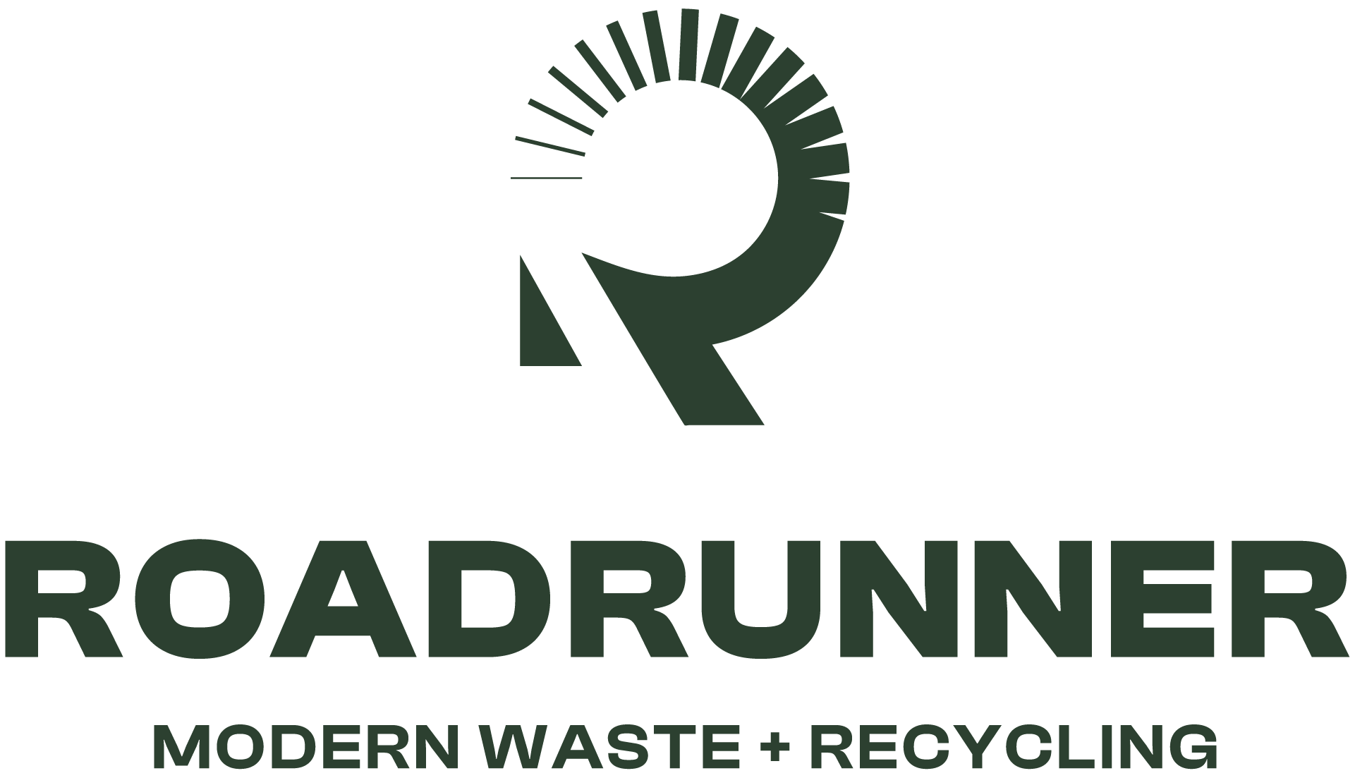 RoadRunner_Logo Full Vertical Pine Green