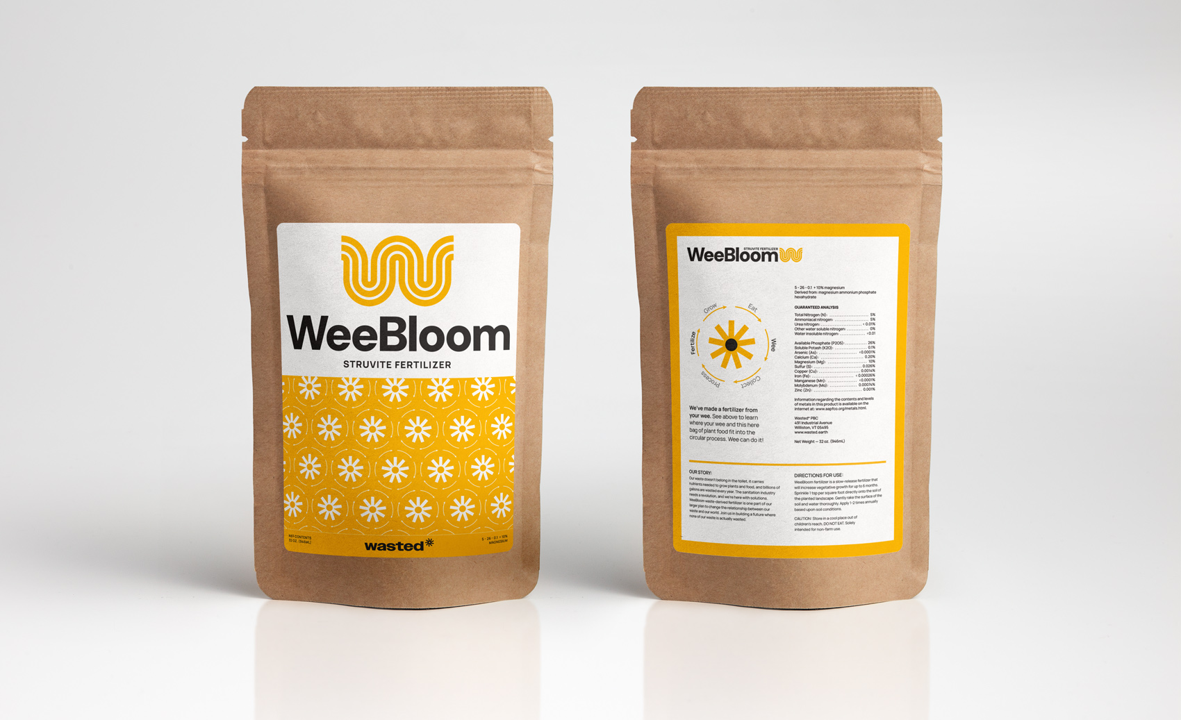 WeeBloom fertilizer Packaging