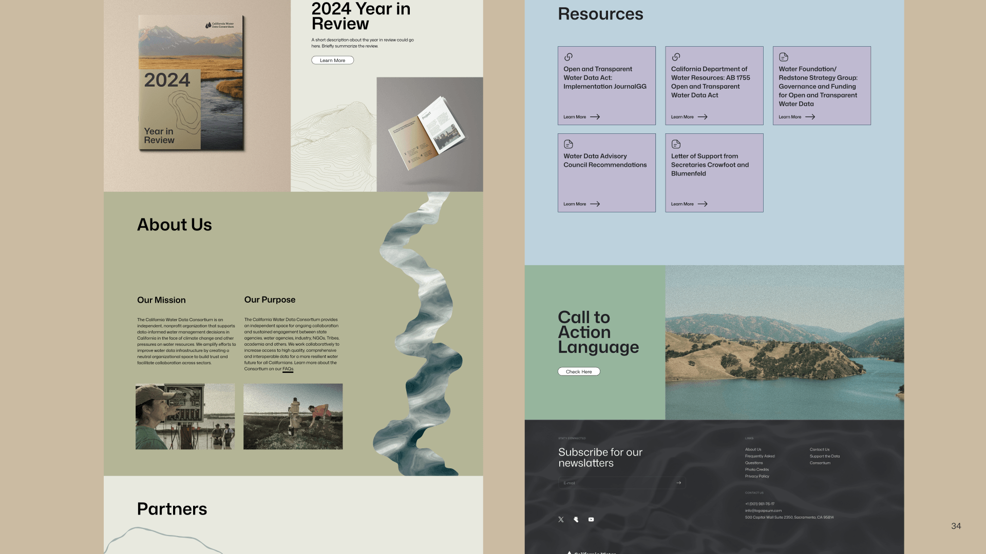 CA water data Consortium web