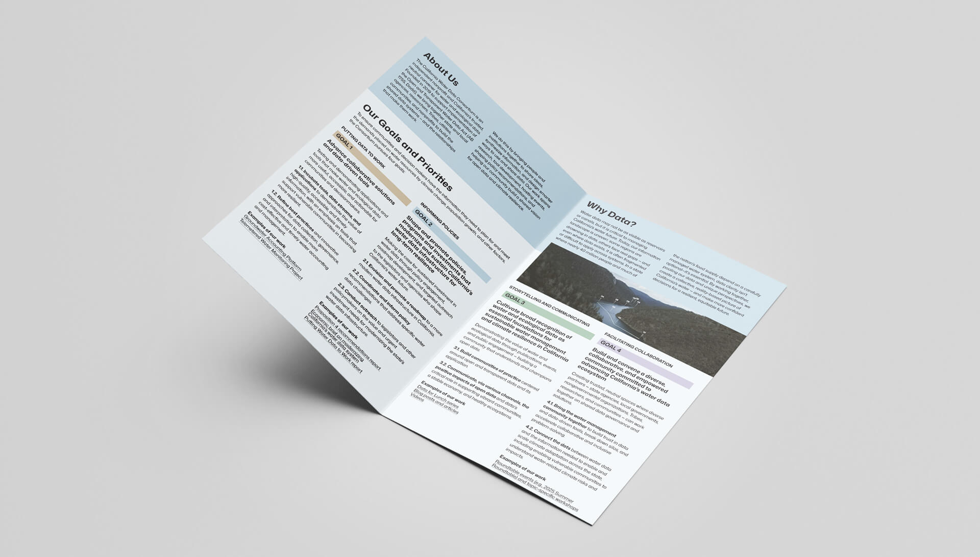 CA water data Consortium brochure