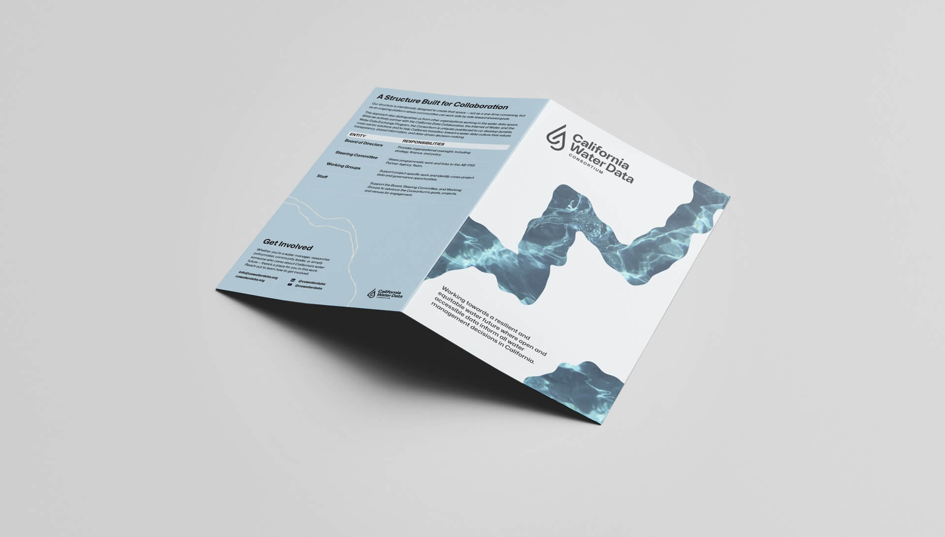 CA water data Consortium brochure